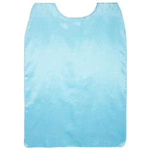 26" Shiny Light Blue Satin Superhero Cape - Child Kids Toddler Fun Costume Party - Picture 1 of 3