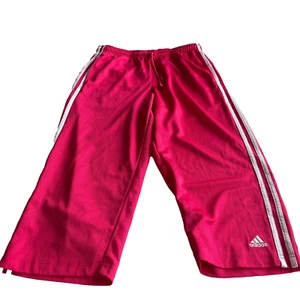 Vintage pink adidas Women's Striped Gym & Training Activewear Trousers SKU 6035 - Picture 1 of 10
