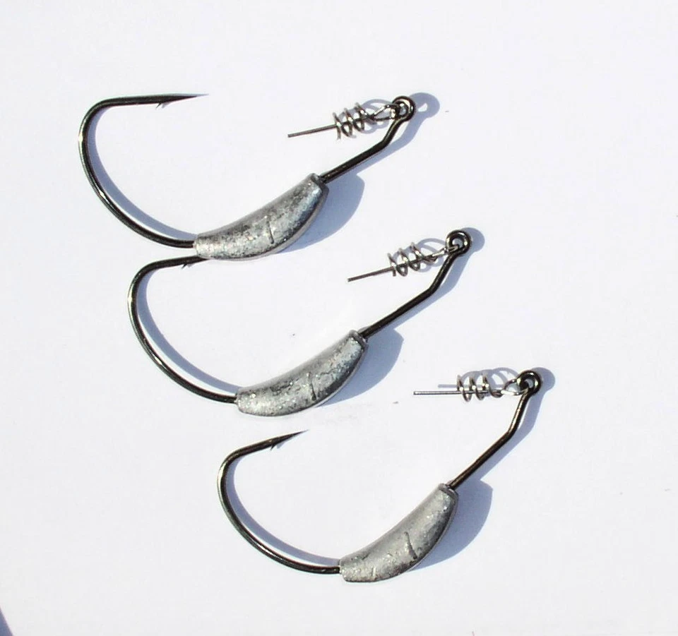 Swimbait & Dropshot Hook, Belly Weight Hooks 3 + 7 + 14 Gramm, Jighaken, Jigkopf - Bild 1 von 1
