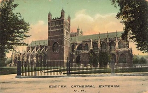 Postcard Exeter Cathedral in Devon - Picture 1 of 2