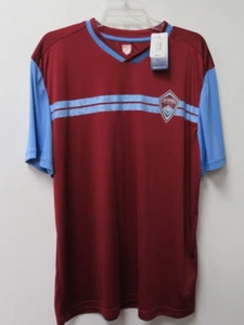 Mens MLS Colorado Rapids Short Sleeve Shirt Red Size XL NWT - Picture 1 of 5