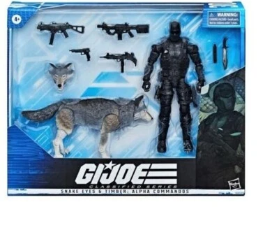 GI JOE CLASSIFIED 1/12 SNAKE EYES & TIMBER #30 ALPHA COMMANDOS 6" FIGURES MISB - Image 1 of 4