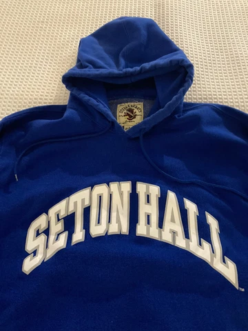 Vig Steve & Barry's Reverse Weave Seton Hall University Hoodie (L) Pre-owned Cover
