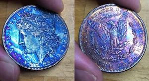 Toned Color 1883 $1 VF PL Morgan Dollar Proof One Of A Kind Beauty See Video - Picture 1 of 5