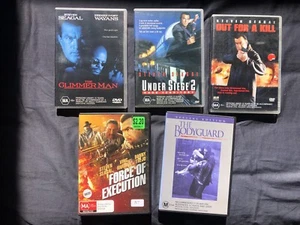 Steven Seagal DVDs Glimmerman Under Siege 2 Out For A Kill Force Of Execution + - Picture 1 of 11