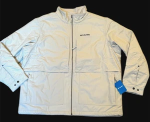 $180 Columbia Loma Vista Zip-down Fleece Canvas Puffer Ski Coat Ski Jacket 3XL - Picture 1 of 15