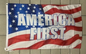 Letrero de Donald Trump America First Flag ENVÍO GRATUITO Republicano Desantis 24' EE. UU. 3x5' - Imagen 1 de 1