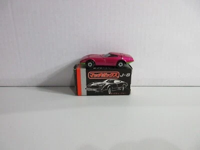 Matchbox Superfast 52 J8 Dodge Charger Metallic Red Wide Wheels Japanese A Box Foto 1 de 4