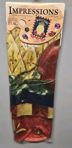 "Welcome" Pineapple Flag 28" X 41" Sculpted Flag - Impressions By NCE - Picture 1 of 4