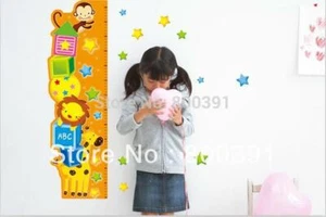 Schule Tiere Messleiste ABC Kinderzimmer Minni Kinder Messlatte Jungen Mädchen - Bild 1 von 3