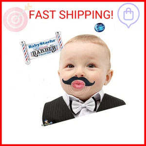 Funny Baby Pacifier Cute Kissable Mustache Pacifier For Babies and Toddlers Unis - Picture 1 of 2