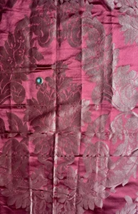 Kravet Couture Silk Solano Damask Red Designer 24x24" Fabric Remnant - Picture 1 of 4