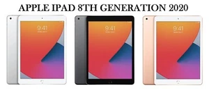 Apple iPad 8. Generation Wi-Fi 10,2" Display 128GB - Roségold / Grau NEU! - Bild 1 von 8