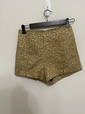 全新带标签 MINKPINK 高腰短裤,尺寸 XS — 第 1/4 张图片