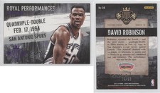 2013-14 Panini Court Kings Royal Performances Purple /25 David Robinson #10 HOF