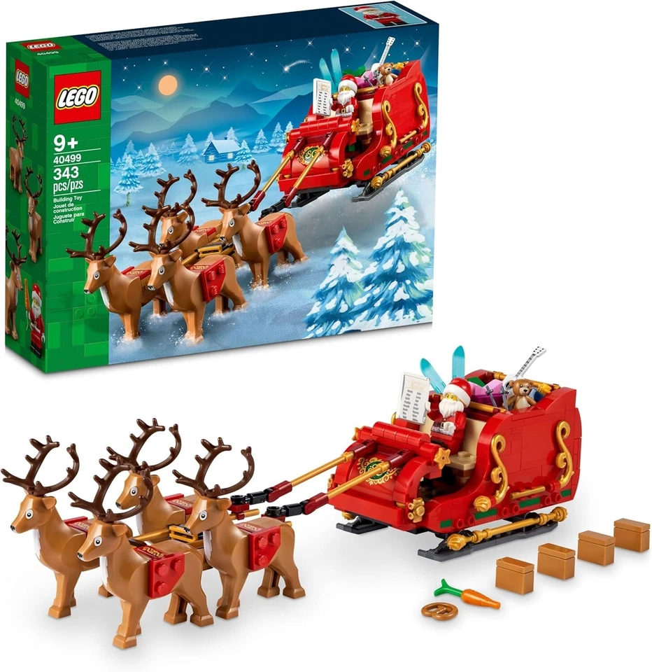 LEGO Santa’s Sleigh Christmas Toy Building Set for Kids Ages 9-13, Comes with a - Image 1 of 1