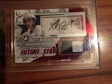 2010-11 In The Game RYAN NUGENT - HOPKINS Silver Auto/Jersey 14/24