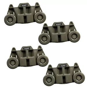 4-Pack HQRP Wheel for Maytag Dishwasher Dishrack Roller Dish Rack, AP5983730 - Picture 1 of 9