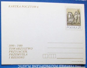 Postal Polonia #775 SOCIEDAD DE AMIGOS DE LA INDUSTRIA 1980. - Imagen 1 de 1