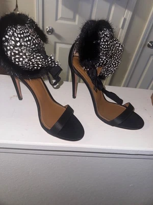 vestiaire collective Mink Sandals Saks fifth Avenue $380.00 - Image 1 of 4