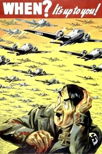 When? It's up to you! World War II Propaganda Hitler Planes Poster 22" x 33" New - Picture 1 of 24