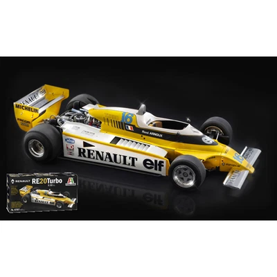 RENAULT RE20 TURBO F1 KIT 1:12 Italeri Kit Auto Modellino Nuovo - Immagine 1 di 3