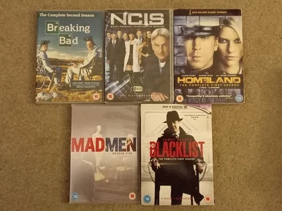 American TV series - 5 DVD Bundle inc. NCIS, Blacklist, Homeland, Mad Men etc. - Image 1 of 4