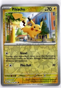 Pikachu Common SV: Paldean Fates 018/091 NM - Picture 1 of 2