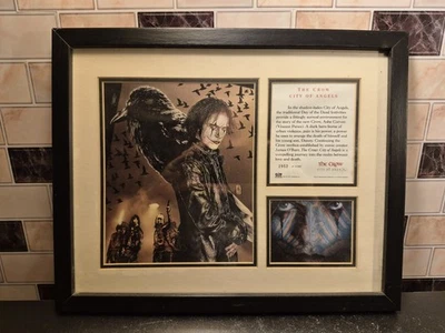 3 impresiones artísticas enmarcadas de cultura pop de edición limitada de 15x12 Expediente X/Batman Forever/El cuervo: certificado de autenticidad Foto 1 de 4