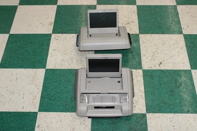 07-14 Escalade Grey Roof Overhead Pair 2x Entertainment System Screen Display OE Foto 1 de 4