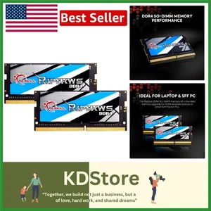 G.Skill Ripjaws 32GB (2x16GB) DDR4 SO-DIMM RAM – Speed Up Your Laptop - Picture 1 of 4