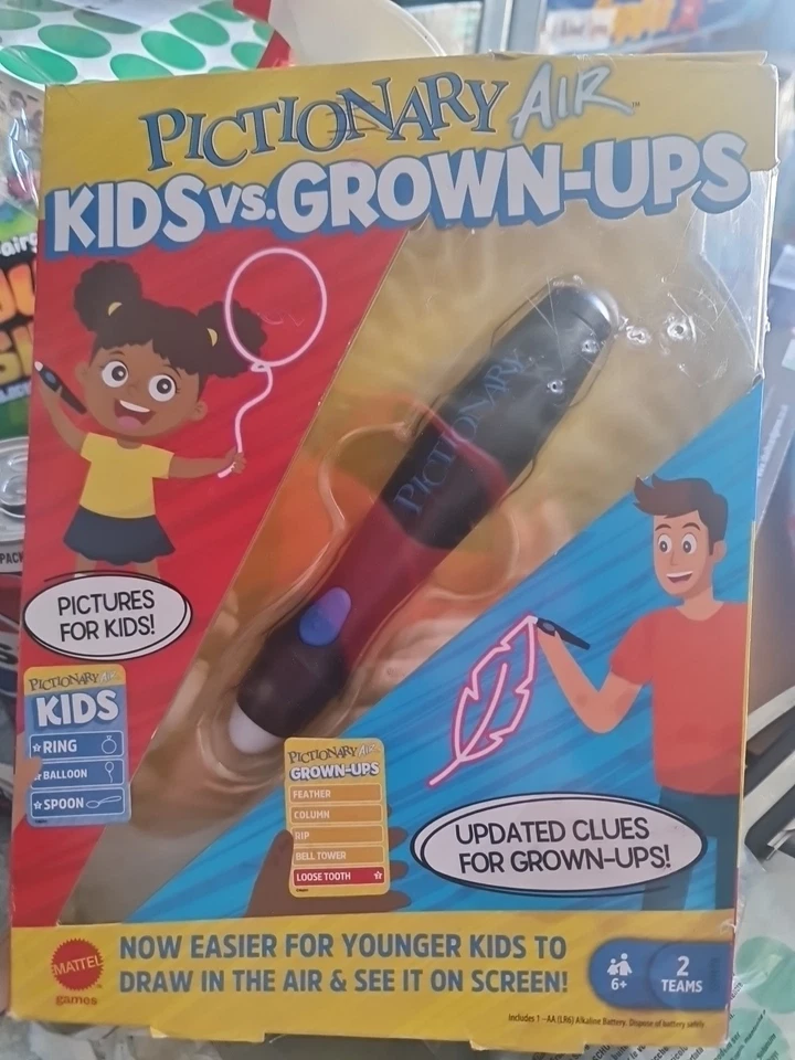 457. Pictionary Air Kids Vs. Grown-ups Game  Drawing Game New - Image 1 of 1