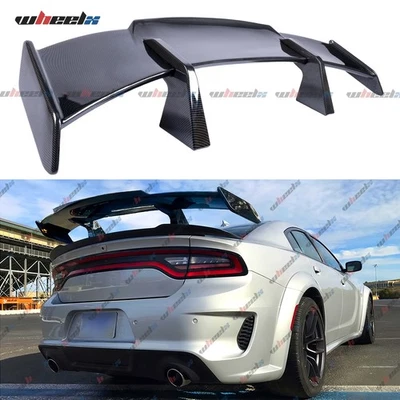 Alerón trasero de carbono estilo GT PRO para Dodge Charger Challenger SRT 58" Foto 1 de 4