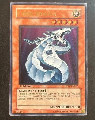 Cyber Dragon CRV-EN015 1st Edition Ultimate Rare YuGiOh Card English MP - Image 1 of 2