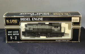 K-LINE K 2321 NEW YORK CENTRAL S-2 DIESEL DUAL MOTOR O SCALE O27 w/BOX - Picture 1 of 14
