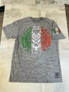 American Fighter Mexico Flag Colors Men’s XL Gray T-Shirt Excellent Condition - Picture 1 of 7