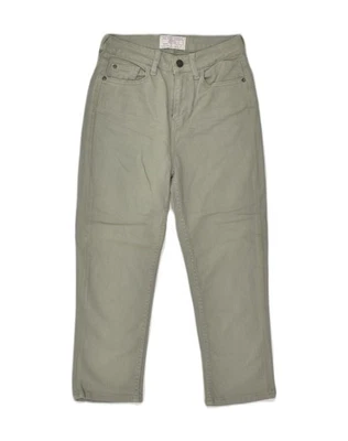 FAT FACE Womens Capri Skinny Jeans UK 8 Small W20 L20 Green Cotton AH26 - Image 1 of 3