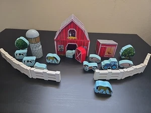 Melissa And Doug - Wood Block Farm Set - 36 Pieces - Picture 1 of 24