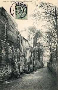 PARIS (75) MONTMARTRE old rue - Picture 1 of 1
