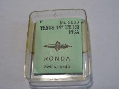 RONDA PIECE HORLOGERIE 1 AXE DE BALANCIER POUR MONTRE VENUS 14" 175 188 INCABLOC
