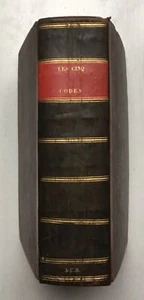 LES CINQ CODES reliés en 1 vol NAPOLÉON-PROCÉD.CIVILE-PÉNAL bulletin des lois - Picture 1 of 12