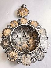 1810- 70 GERMAN STATES COINS 1891 E ELF SAXONY KINGDOM 2 MARK 5.5" STRAINER
