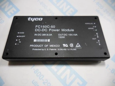 Tyco Electronics FC150C-50 DC-DC Power Module (28V, 6.3A/ 15V, 10A, 150W) 20 Ct. - Image 1 of 4