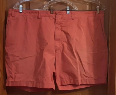 Pantalones cortos cargo Roundtree & Yorke rojos para hombre talla 50 x 7 Foto 1 de 3