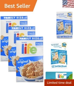 Value Pack of Life Original Cereal, 22.3 oz Boxes - Ideal Breakfast Choice - Picture 1 of 11