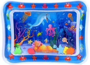 Bauchzeit Wassermatte丨Aufblasbare Bauchzeit Wasserspielmatte für Babys - Bild 1 von 1