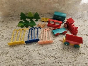 Lote de lámparas vintage de juguete de tren paisaje árboles personas ENVÍO GRATUITO  - Imagen 1 de 20