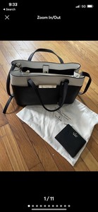 kate spade new york Staci Cameron Satchel & Wallet, Medium, Black & White