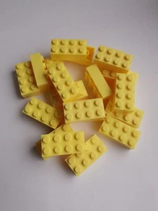 Lego® 2x4 3001 ➡️20 Stück Bright Light Yellow Hellgelb Pastell Classic  Neu - Bild 1 von 2