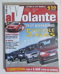 54163 Al Volante a. 11 n. 5 2009 - Volkswagen Golf / Mercedes E 250 / Seat Ibiza - Picture 1 of 2